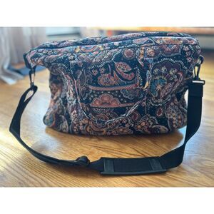 Vera Bradley Weekender Duffle Shoulder Bag in KENSINGTON Pattern